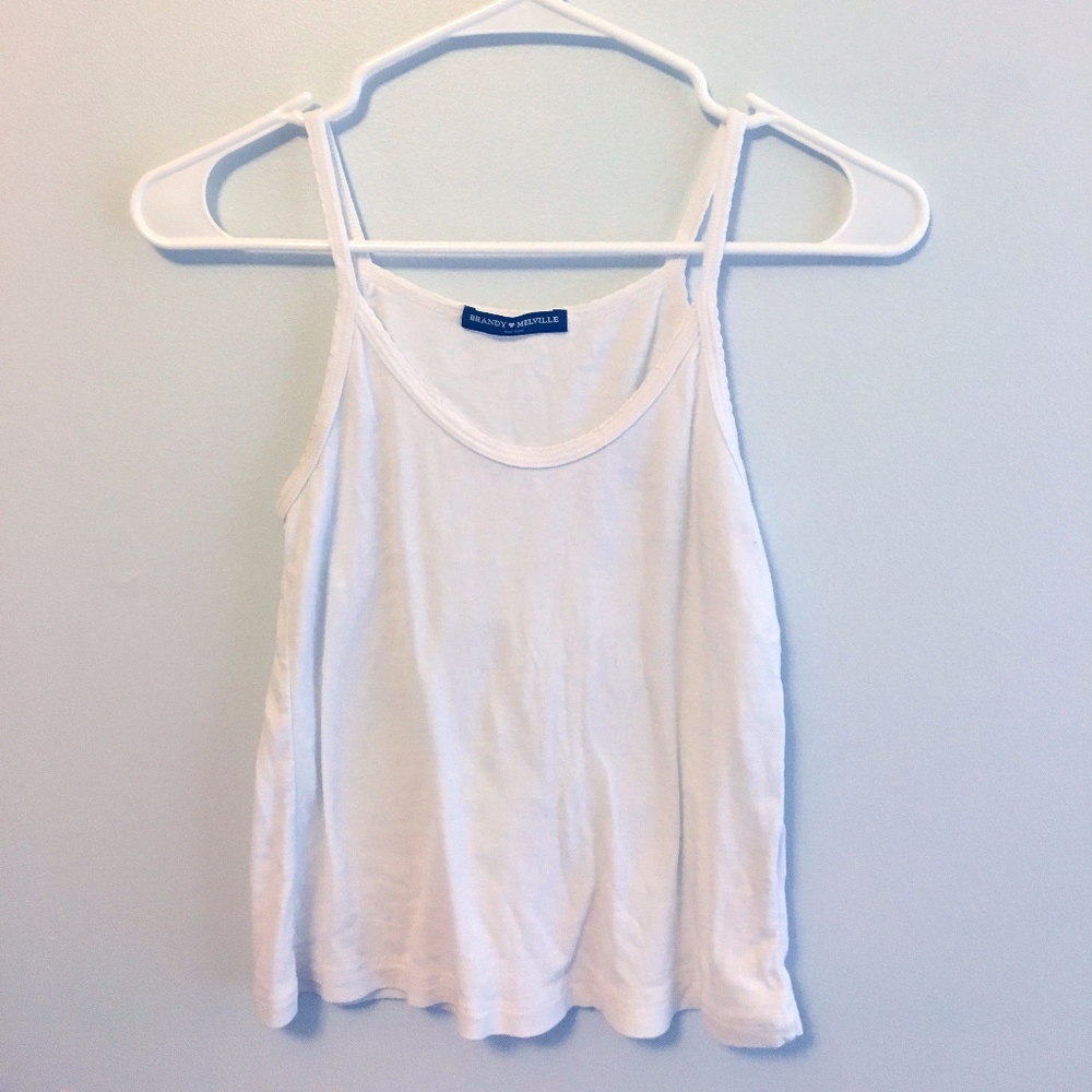 White Brandy Melville Tank Top